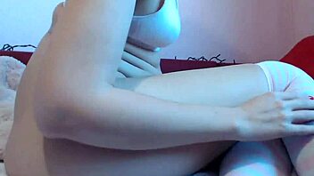 Hey slutty blonde teen fingers pussy and trains tight anal solo