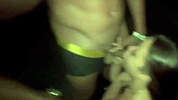 Hubby spots my wrecked pussy after huge cock pounding