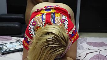 fat latina begs for rough pussy pounding