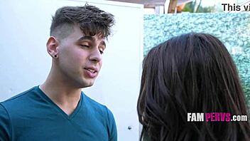 a thrilling risky adventure with busty mature woman