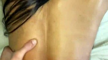 big tits brazilian morena rides twisted monster cock raw