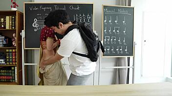 Cute Indian teacher gets so horny close up on her ass 😍🍑🔥