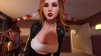 House party threesome with stephanie and vickie 😈💦🔥