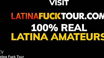 Latina sucks monster cock outdoors 🔥🍆💦