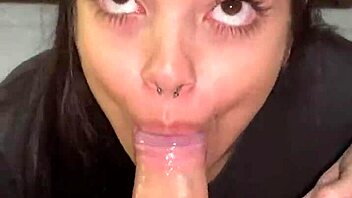 debora prado gives deepthroat blowjob and reverse cowgirl ride before bed