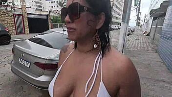 COUPLE MATTOS BEACH ADVENTURES WITH PETITE BABE ANAL CREAMPIE GROUP OUTDOOR ORGY