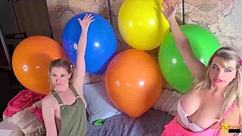 Teasing Blondes Sunny Lane Lick Big Tits