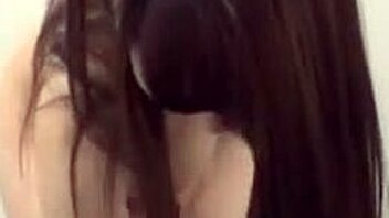 Cute Japanese teen's massive tits audition exposed