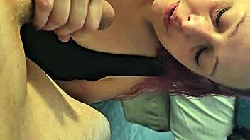 Blonde milf deepthroats small cock beautifully!