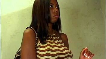 Big black cock racks ebony babe in hardcore scene