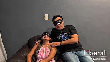 cuckold wife bound for bdsm gangbang by two studs