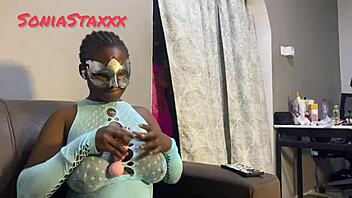 curious about step sister's vibrator play on her skinny tits and pussy?