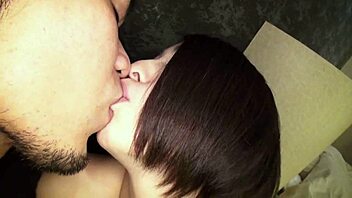 first av interview turns into wild asian fuck