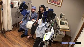 dr tampa tests eliza sheilds backstage fetish