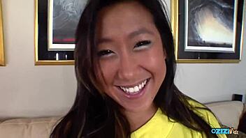 Confident Pretty Asian Rough Doggystyle Huge Cum Facial Load