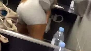 Cum on Mila's hot big ass!