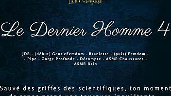 French femdom futa dominates last man audio