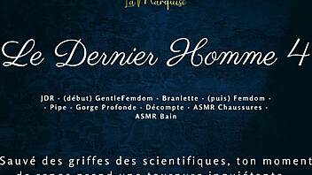 French femdom futa dominates last man audio