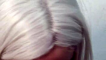 Intense deepthroat blowjob ends cumshot witch mouth