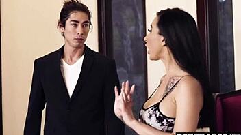 Lily Lane creampied by hot Asian guy full movie!