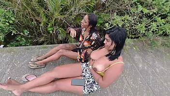 lukas pounds skinny beach slut's tight pussy balls deep in public adventure