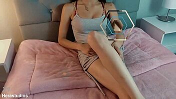 danna londres petite teen facial in public outdoors