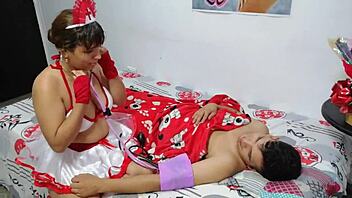 Hard Fuck Ends in Stepmom Nurse's Mouth Cum