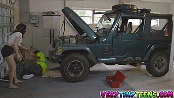 Karlie Brooks juicy clit drilled hard by manhood