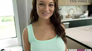 lexi victoria pulls lingerie down reality tease