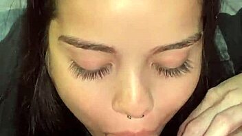 debora prado gives deepthroat blowjob and reverse cowgirl ride before bed