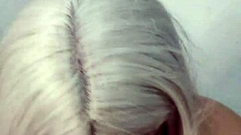 Intense deepthroat blowjob ends cumshot witch mouth