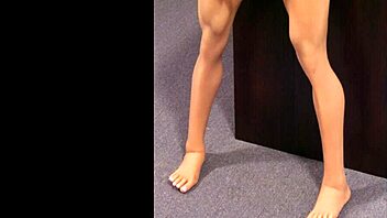 busty playboy babe flexes huge tits big ass by fire then muscular doll pussy pound 🔥🍑💦