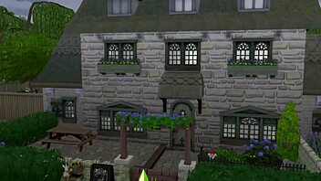 public bar threesome cumshot fun