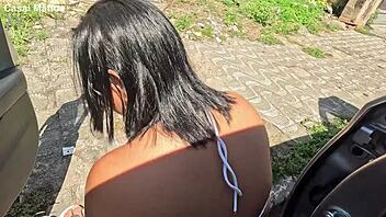 COUPLE MATTOS BEACH ADVENTURES WITH PETITE BABE ANAL CREAMPIE GROUP OUTDOOR ORGY