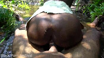 Journalist ditches documentary to fuck skinny african tribe girls outdoors