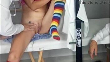 gynecologists examine first-time teen patient