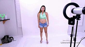ASIAN-AMERICAN MODEL POUNDED RAW AT CASTING AUDITION!