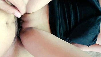 i catch boss's young latina maid masturbating and lick her smooth pussy