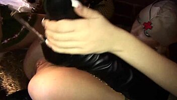 Pretty Fraulein Teased into Blonde Threesome Seduction?