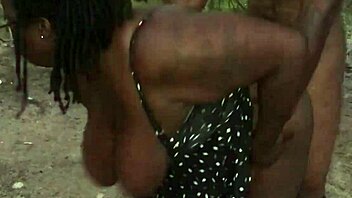 ebony bbw bent over big black cock park fuck full vid