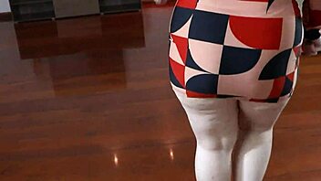 Fucking fat ass with hubby's creampie permission.