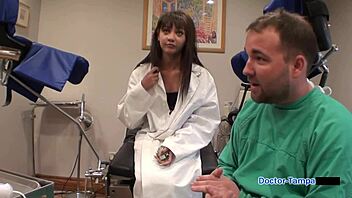 dr tampa tests eliza sheilds backstage fetish