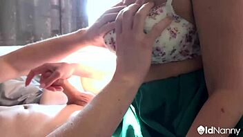 Big cock skips foreplay pounding mature wife's tight pussy raw on agedlove bed