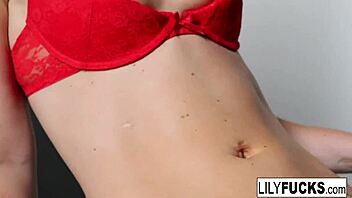 Lily's playful solo session with toys