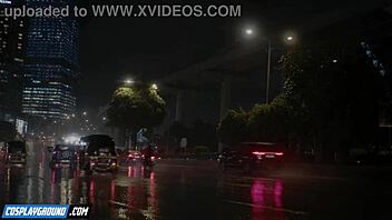 isabella twirls onto john wick's long cock parody