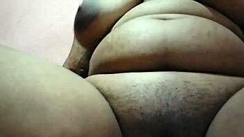 Girlfriend's huge natural tits and big ass bounce wildly in action