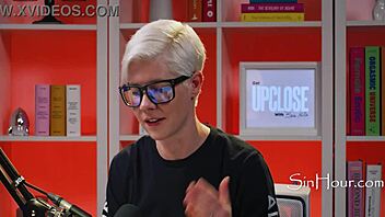 Nerdy cutie Leana Lovings bares all prettily