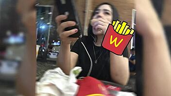 i treat her to mcdonalds then she deepthroats my load