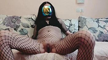 skinny milf wife in lingerie takes tight hole pounding.