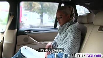 huge boobs blonde gets railed hard in cab ride